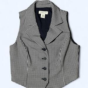 Rachel zoe navy and white vest